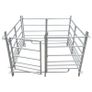 4-Panel Sheep Pen Galvanised Steel 137 x 137 x 92 cm Image 2