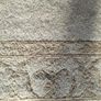 Beige patterned rug with fringe - good condition Image 2