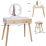 BRAND NEW Home Dressers Vanity Girl Dressing Table Storage Cabinet Modern Minimalist Makeup Table Image 4