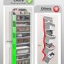 Over The Door Organizer Storage 2 Pack, 5 Shelves Door Organizer Hanging with 10 Mesh Pockets, Behind Door Storage  Ideal for Newborn, Nursery, and Baby Essentials Daily Use Dark Gray Image 4