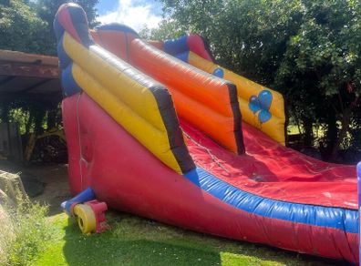 Bouncing castle slide