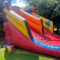 Bouncing castle slide