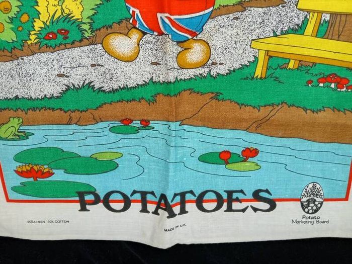 Tea towel, vintage advertising, vintage  marketing, memorabilia