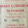 MARY COUGHLAN In Concert de-Lacy House Oliver Plunkett Street, Cork Friday 9th March 1990. Image 6