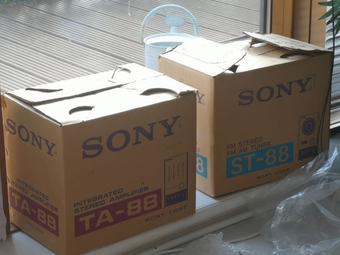 Sony T-88 Amp & Sony ST-88 Tuner - with all original packaging