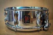 Premier 2000 Vintage 14 x 5.5 Chrome Over Aluminium Snare Drum 1970s