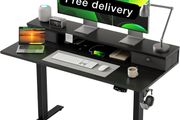 120 x 60 cm Electric Computer Desks with Memory Function