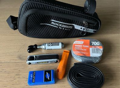 Frame Bag and Supplies
