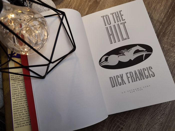 To the Hilt ! Hand Signed by Dick Francis ! First Printing ! Hardcover ! 1996 ! by Putnam Adult