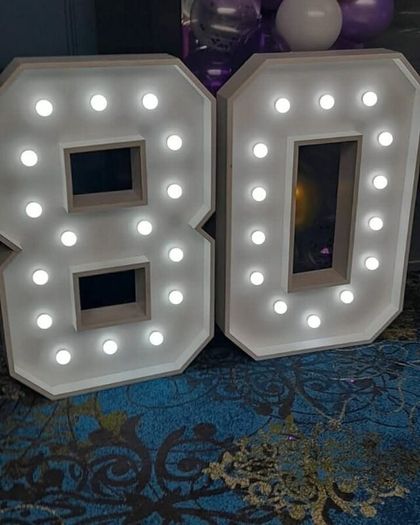 LED Light Up Numbers
