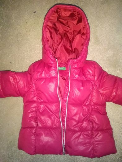 Toddler pink coat (Benetton)