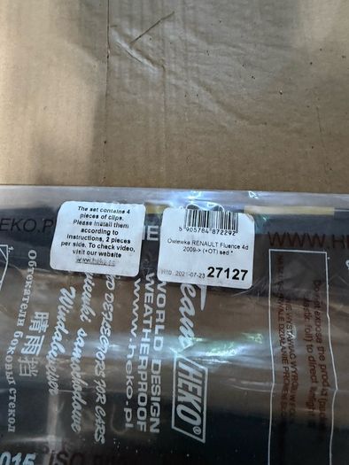 Renault Fluence Wind Deflectors