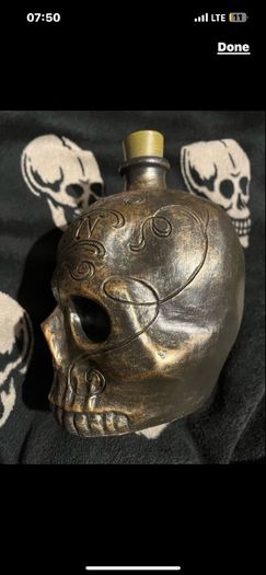 skull poison  Halloween decoration size 22/15 cm