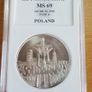 Poland 100000 zlotych 1990 solidarity silver coin Image 3