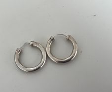 Silver Hoop Earrings
