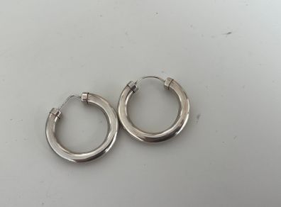 Silver Hoop Earrings