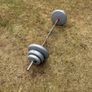 35kg Weights with 5ft Barbell and clips Image 2
