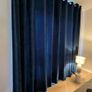 Navy Blue Curtains Blackout Lining- Rail Incl. Image 3