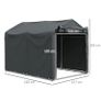 Garden Storage Tent, Waterproof 2.2 x 1.6 m Image 2