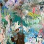 Original Art Original Landscape in Abstract Chateaux Chic Image 9