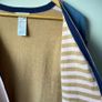 White Stuff Reversible Cardigan | Colorblock & Stripe | Cotton Cashmere Blend | Size UK 10 Image 6