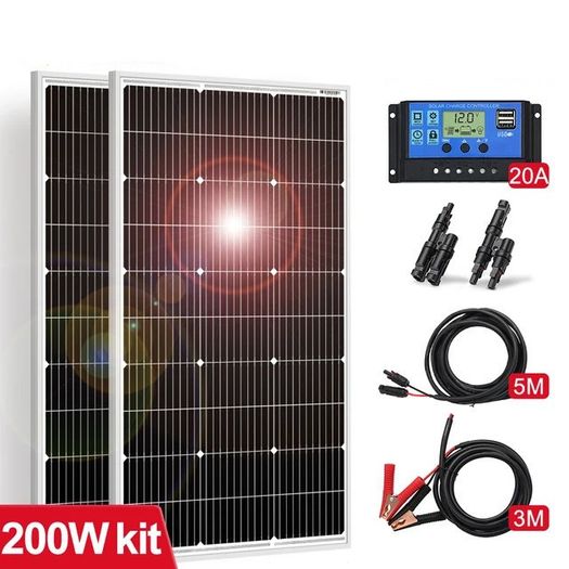 12V 24V Solar Panel Kit for Camper Boat Shed Off the grid installations