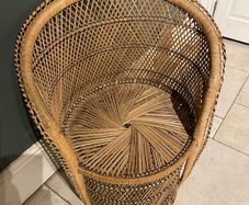 Vintage wicker chair