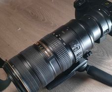 Nikon AF-S NIKKOR 70-200mm f/2.8G ED VR II + FTZ adapter + 77mm filter