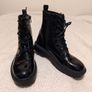 Black Patent Ankle Boots Image 10