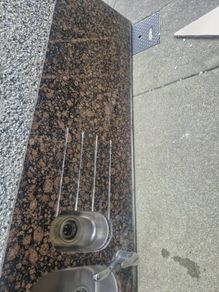 granite worktop.