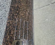 granite worktop.
