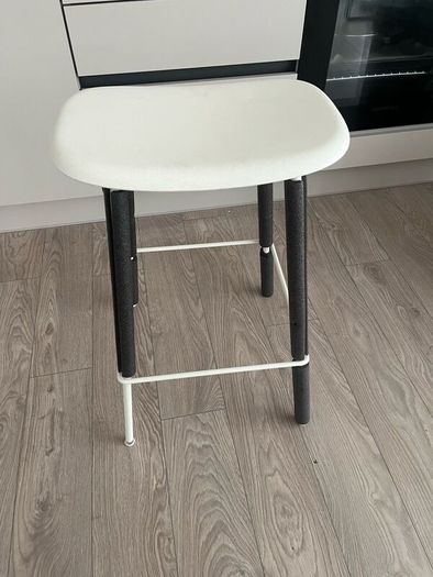 Modern White Bar Stool