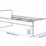 Bed frame with slatted bed base, white, 90x200 cm Image 2