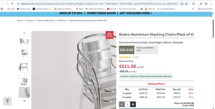 Aluminium Garden Chairs