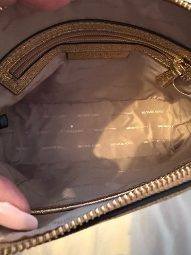 Gold Michael Kors Handbag