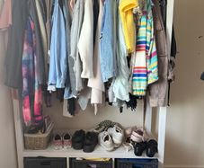 Open wardrobe