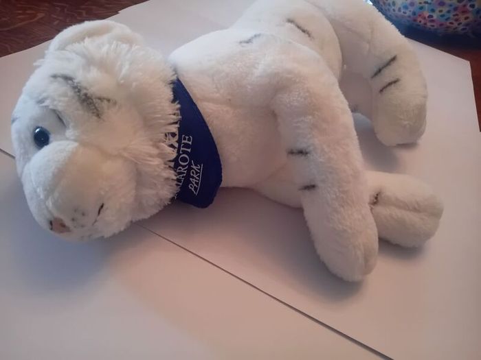 ADORABLY fluffy tiger plush!