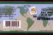 2008 Ireland Stampa Members Souvenir Sea Aster International Stamp Definitive Booklet Overprinted for Stampa Mint Never Hinged (MNH)