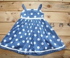 JASPER CONRAN polka dots vintage dress 12-18 months