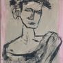 Original Painting Irish  Figurative Roman Statue Painting Original Art contemporary Irish art Image 2