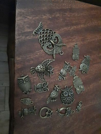 Collection of owl pendants