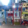 Wooden play set - fire and police station Image 3