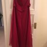 Red Bridesmaid Dress / Debs Dress Image 4