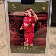 Steven Gerrard Liverpool FC Topps Total Football Legends /75