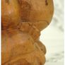 Hand Carved Teak Wood Weeping Buddha Statue Image 3