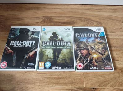 Wii Call of Duty 3 games bundle
