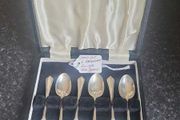Set of Birmingham sterling silver teaspoons