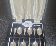 Set of Birmingham sterling silver teaspoons