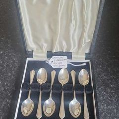 Set of Birmingham sterling silver teaspoons