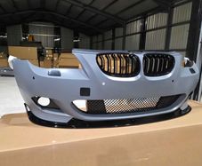 BMW e60 m sport complete front bumper lci 5 series splitter